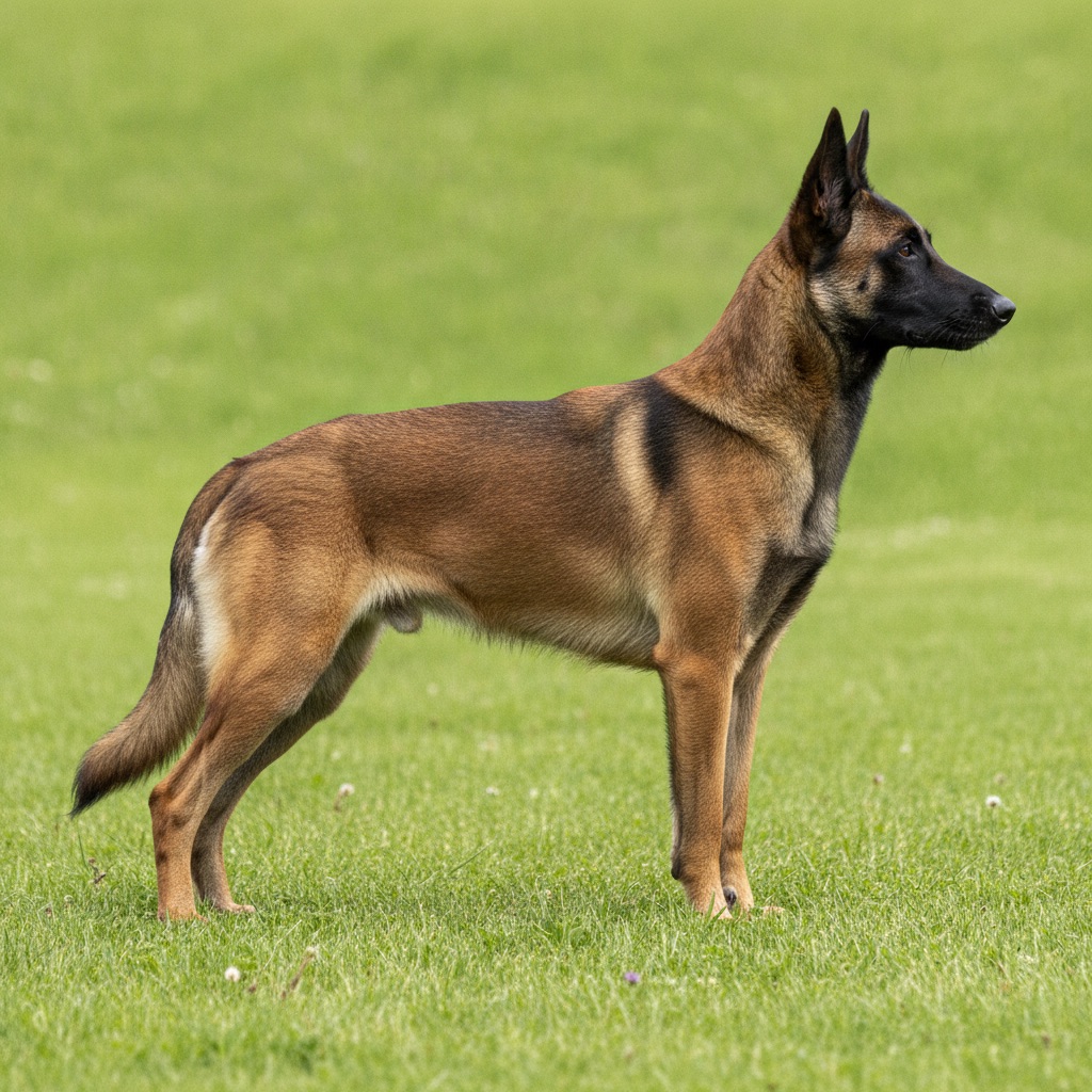 Belgian Malinois — build and size