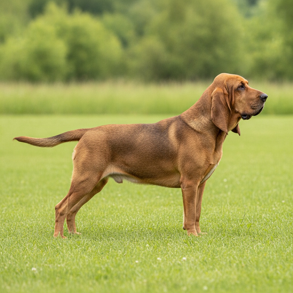 Bloodhound — build and size