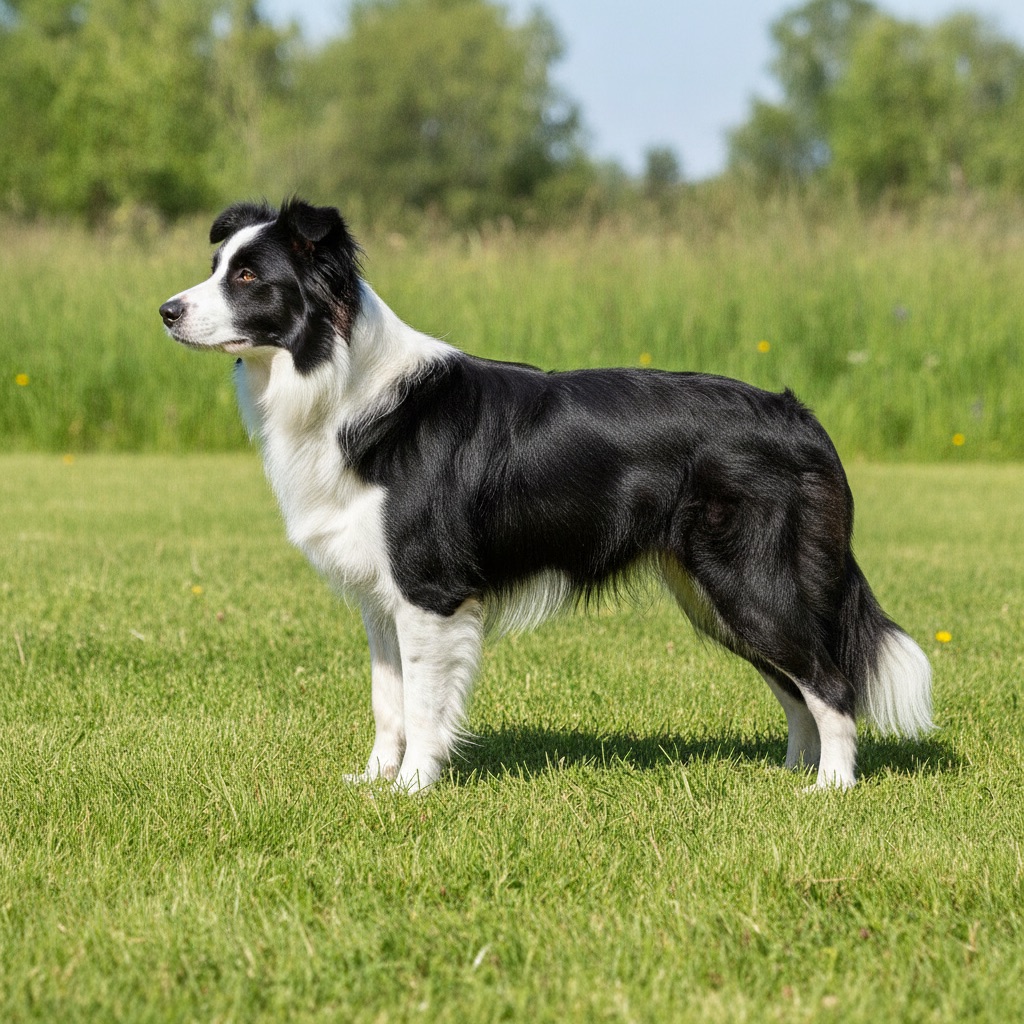 Border Collie — build and size