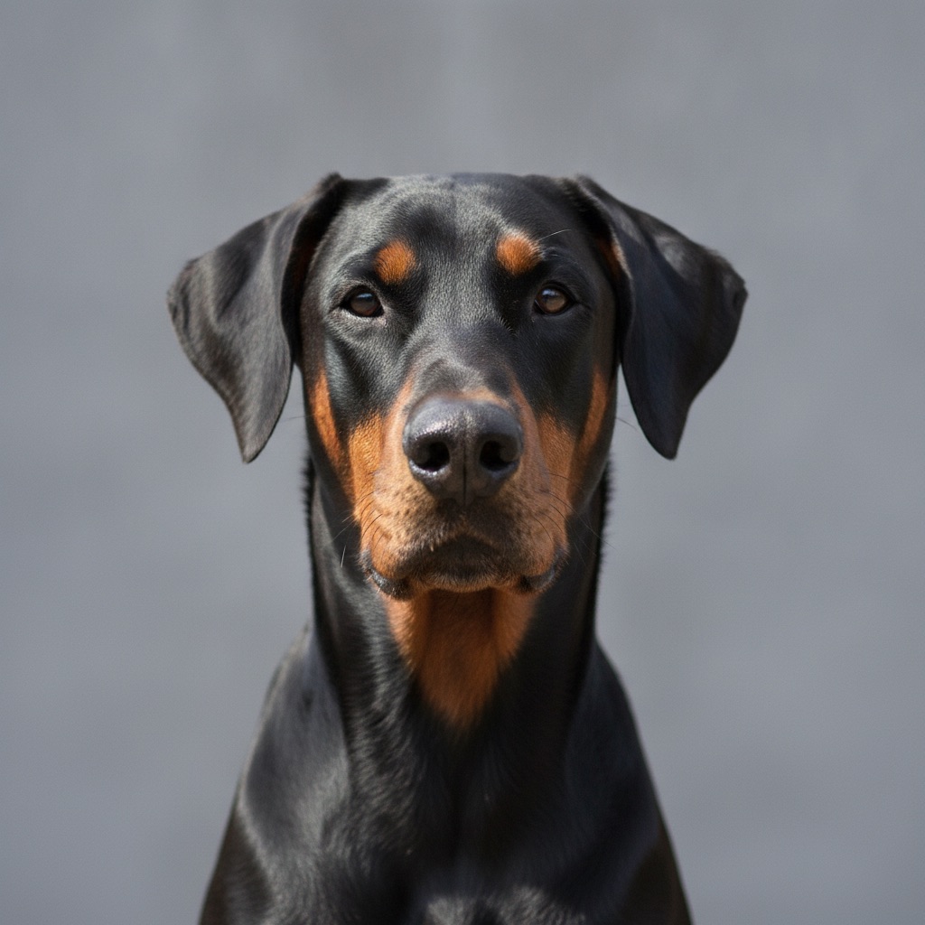 Doberman Pinscher — portrait