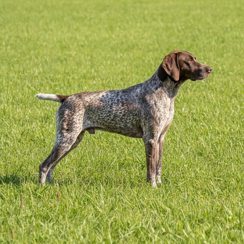 German Shorthaired Pointer — build and size