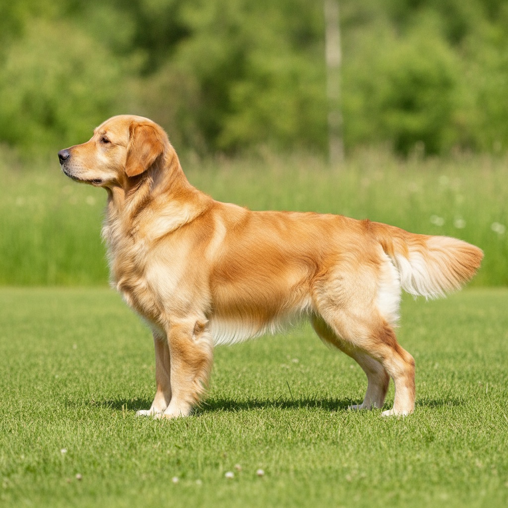 Golden Retriever — build and size