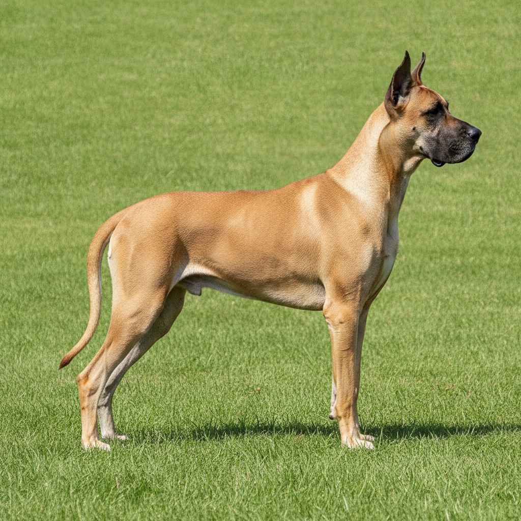 Great Dane — build and size