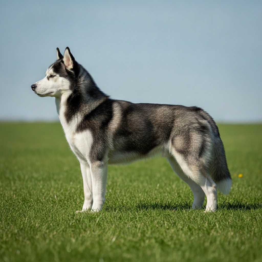 Siberian Husky — build and size