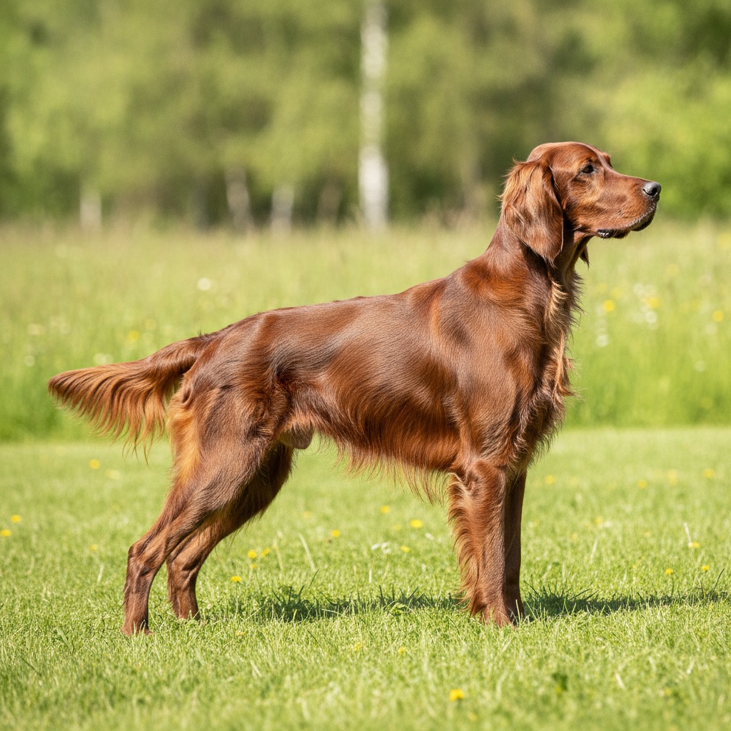 Irish Setter — build and size