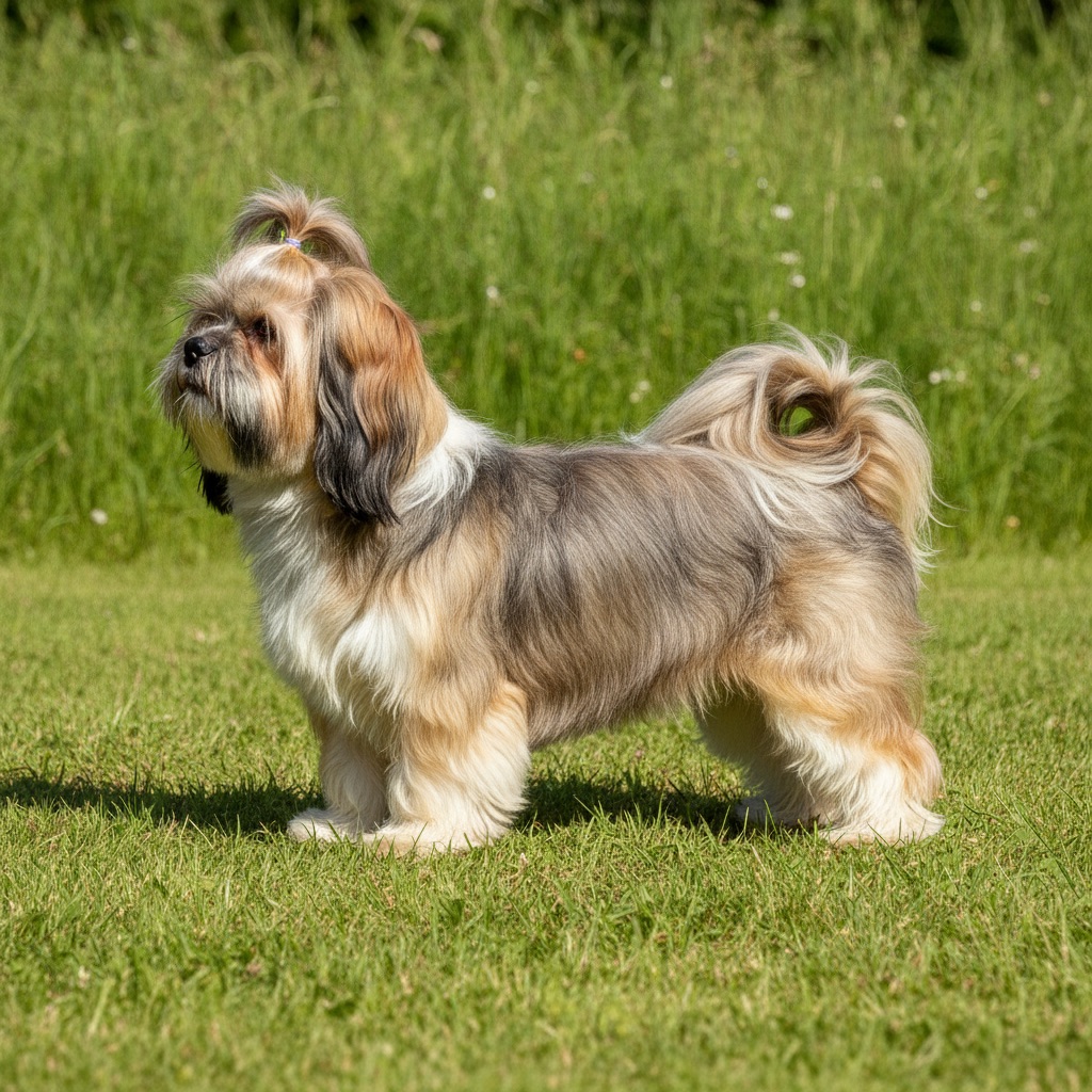 Lhasa Apso — build and size