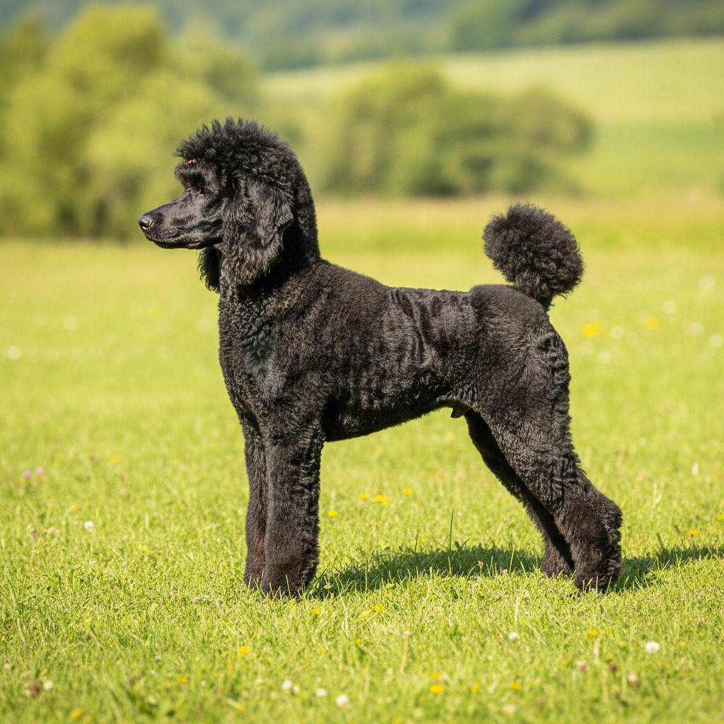Poodle — build and size