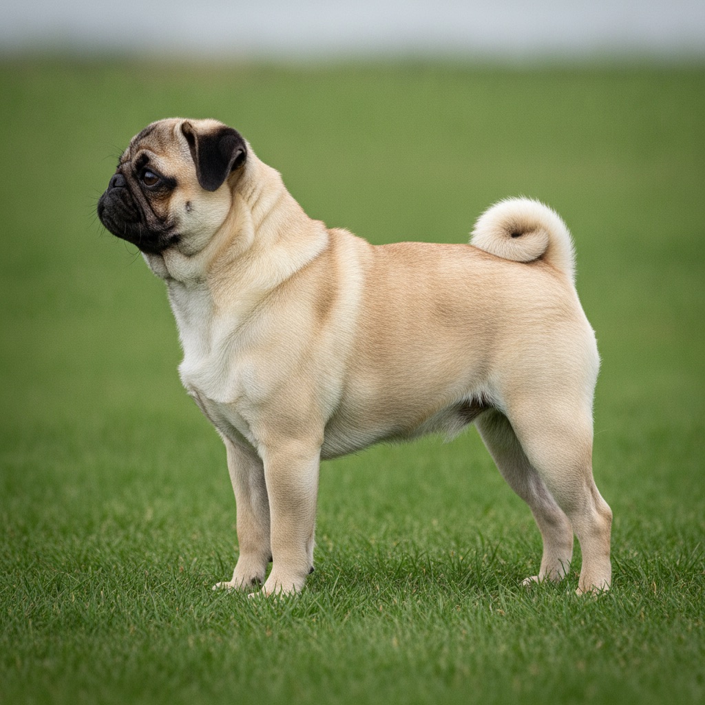 Pug — build and size