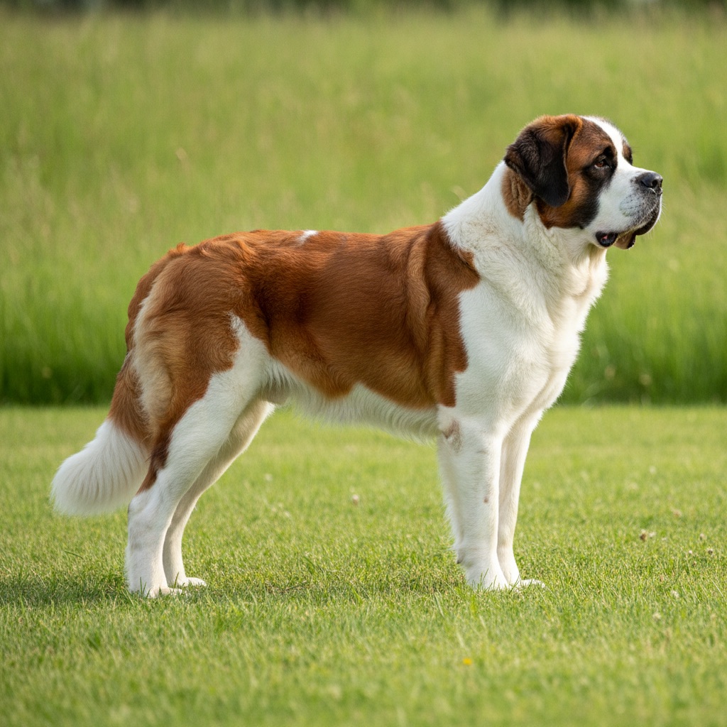 Saint Bernard — build and size