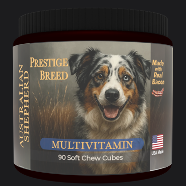 Prestige Breed Australian Shepherd Multivitamin, 90 count jar