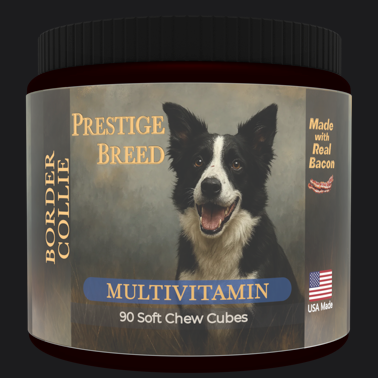 Prestige Breed Border Collie Multivitamin, 90 count jar