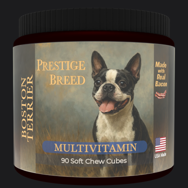 Prestige Breed Boston Terrier Multivitamin, 90 count jar
