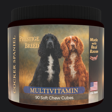Prestige Breed Cocker Spaniel Multivitamin, 90 count jar