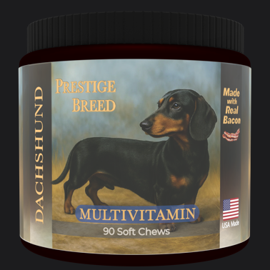 Prestige Breed Dachshund Multivitamin, 90 count jar