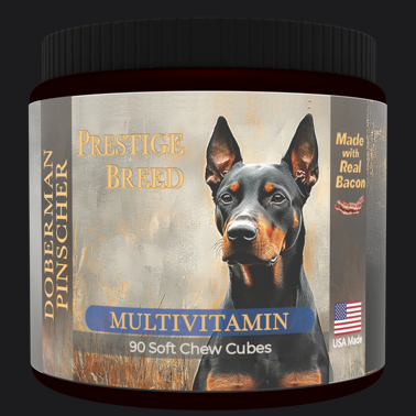 Prestige Breed Doberman Pinscher Multivitamin, 90 count jar