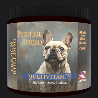Prestige Breed French Bulldog Multivitamin, 90 count jar