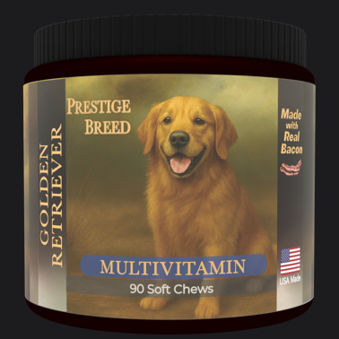 Prestige Breed Golden Retriever Multivitamin, 90 count jar