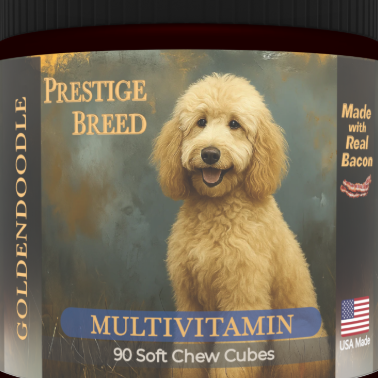 Prestige Breed Goldendoodle Multivitamin, 90 count jar