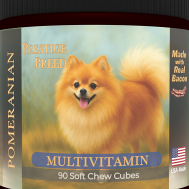 Prestige Breed Pomeranian Multivitamin, 90 count jar