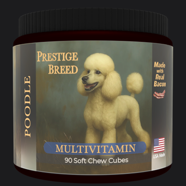 Prestige Breed Poodle Multivitamin, 90 count jar