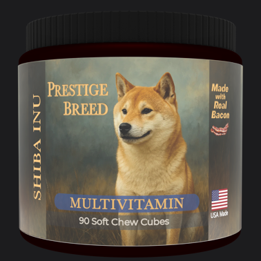 Prestige Breed Shiba Inu Multivitamin, 90 count jar