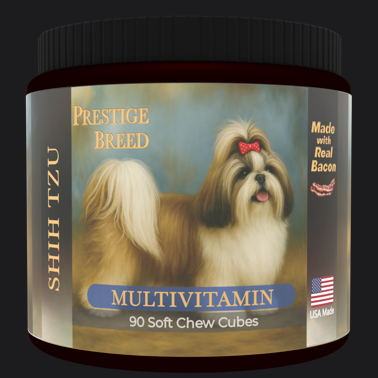 Prestige Breed Shih Tzu Multivitamin, 90 count jar