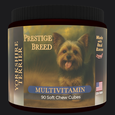 Prestige Breed Yorkie Multivitamin, 90 count jar